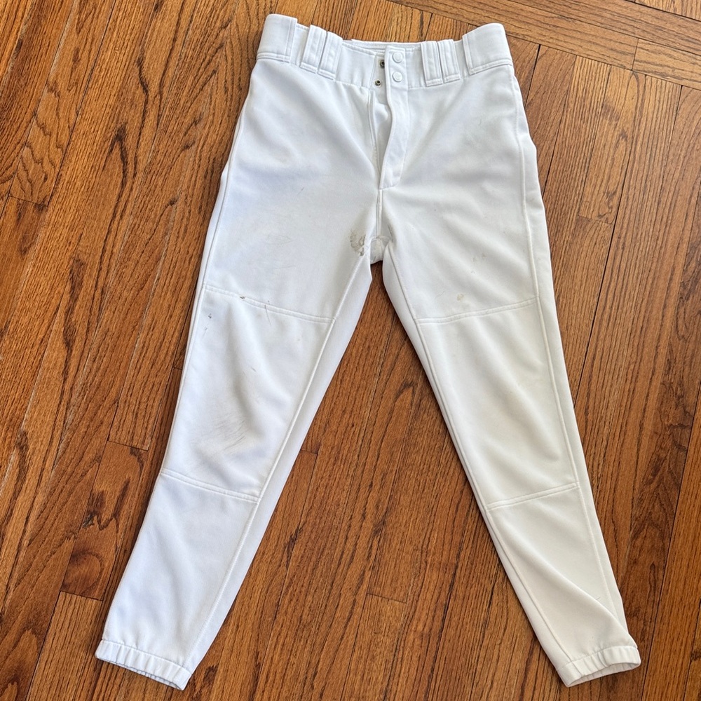 Mizuno White Men's Baseball Pants